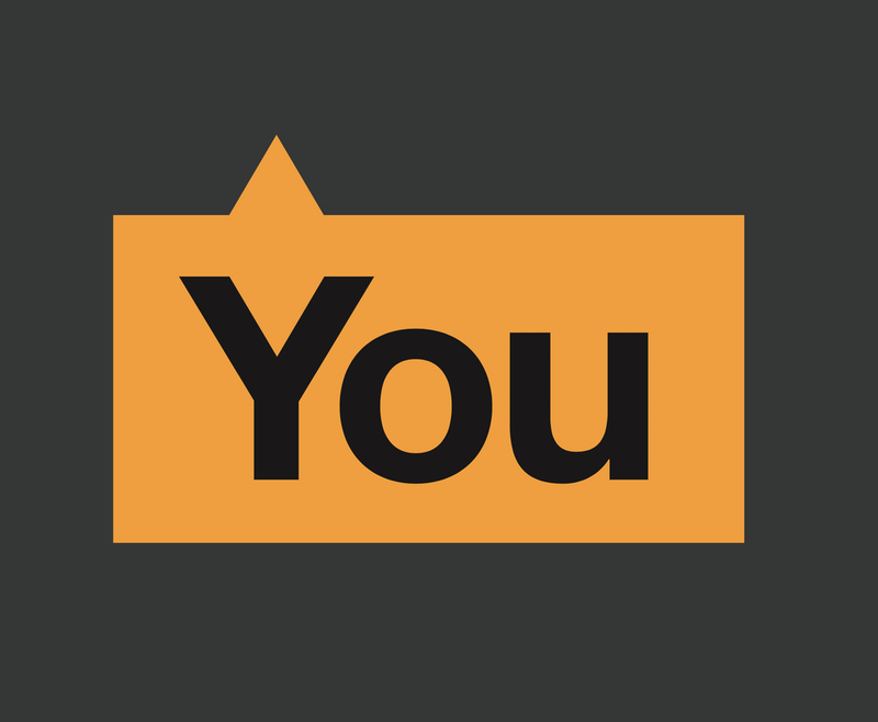 You location marker for NYC DOT Walk NYC pedestrian wayfinding program